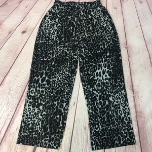 Denim 24/7 Animal Print Ultra Smooth Wide-Leg Pant